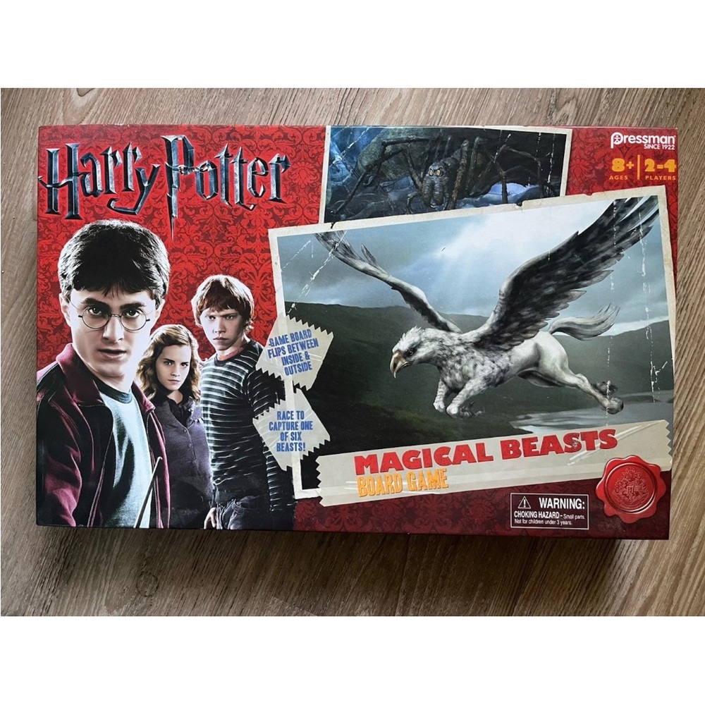 Harry Potter Magical Beasts Board Game Wizard JK Rowling Pressman 2016